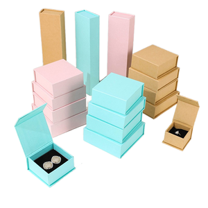 Caja de Regalo Magnética con Tapa Abatible para Joyería, con Forro de Esponja, para Anillos, Relojes y Perfumes, Directo de Fábrica, en Rosa y Negro - Product Image 1