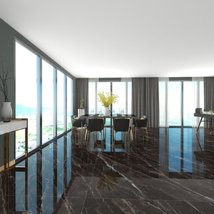 Fabrik Großhandel Marmor verglaste Fliesen 750 X1500KTV für Hausraum Hotel Entertain ment Club Bar Boden von Guangdong Fliesen - Product Image 4