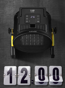 110V quạt nóng công nghiệp 304 Ống sưởi ấm 110/60Hz chúng tôi ca EU 1500W điều chỉnh nhiệt độ nóng với khuyết tật (HUN KHÓI) trong kho - Product Image 4