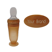 Ensemble de biberons en silicone magique 3-en-1 OEM, design unique, personnalisation d'usine pour les bébés de 0 à 12 mois, inclut cuillère et tétine