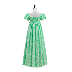 Costume de cosplay <span class=keywords><strong>Bridgerton</strong></span>, robe de bal vintage à taille haute, style régence, robe de thé victorienne pour femmes - Product Image 6