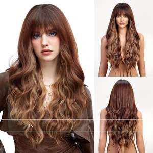 <span class=keywords><strong>วิก</strong></span>ผมสีชมพูอ่อนสำหรับผู้หญิง ทรงยาวลอนคลื่นพร้อมหน้าม้า ใยสังเ<span class=keywords><strong>ค</strong></span>ราะห์ทนความร้อน <span class=keywords><strong>ค</strong></span>ุณภาพสูง-จากโรงงาน - Product Image 3