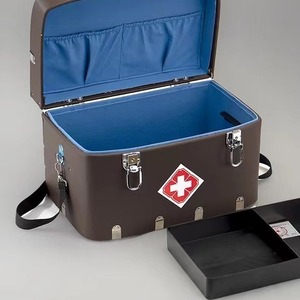 NOUVEAU DESIGN Trousse médicale du médecin, Trousse de premiers secours pour animaux, <span class=keywords><strong>Sac</strong></span> à bandoulière en cuir pour accessoires de performance, Mallette médicale pour visites à domicile - Product Image 2