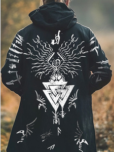 2025 Nueva Sudadera con capucha Tough Guy para hombre, sudadera Europea americana transfronteriza, cárdigan, cortavientos estampado de Halloween - Product Image 6