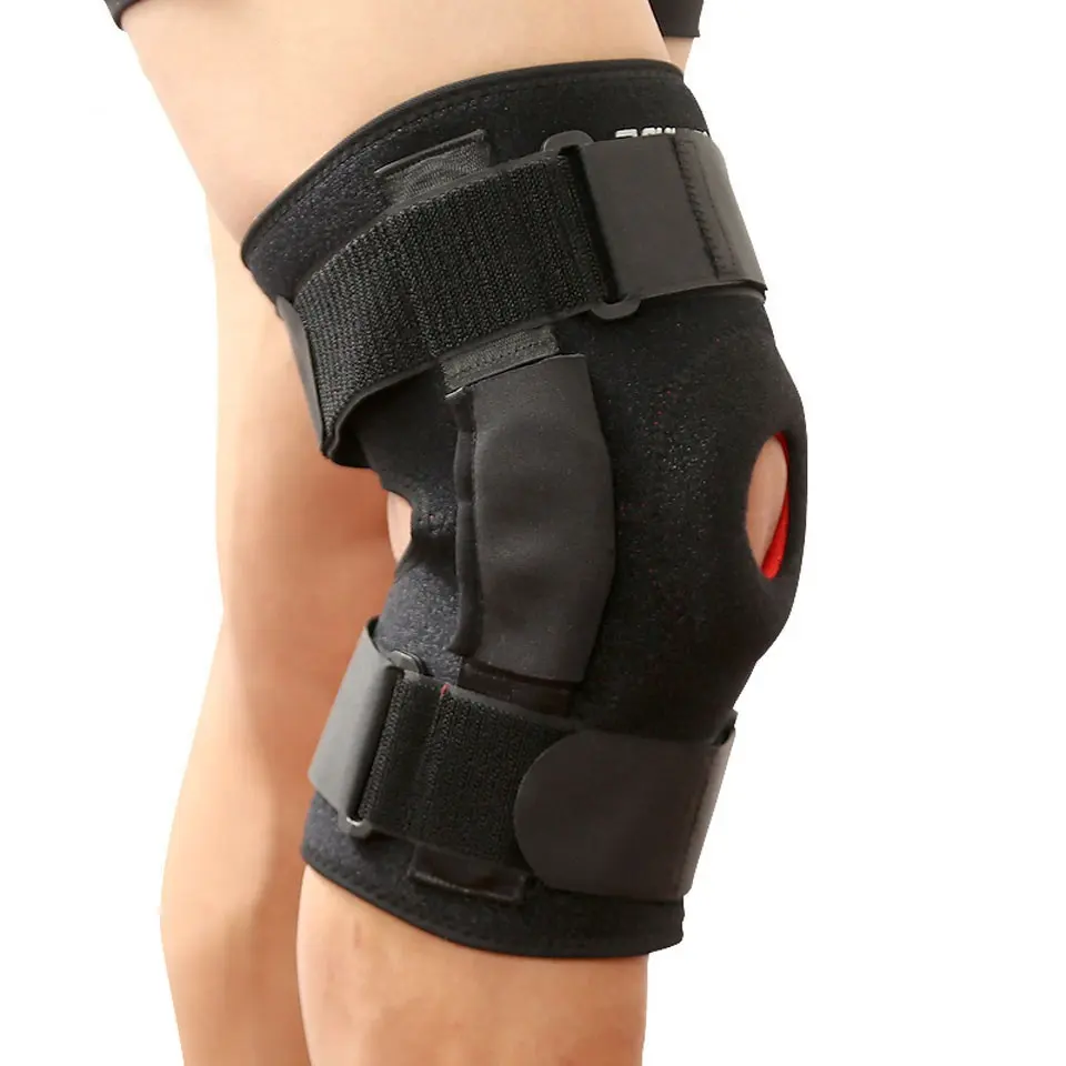 整形外科のためのBoerの新しいデザインのOemヒンジ付きネオプレン膝ブレースサポート