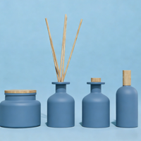 Diffuseur de parfum artisanal de luxe à base de cire de soja, en verre, 200ml/100ml, pour Diwali et Noël