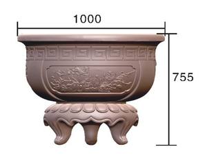 Europese Stijl Grote Bloempot Mal Duurzame Kunststof En Stalen Mal Voor Zelfgemaakte Beton En Cement Plantenbakken - Product Image 6