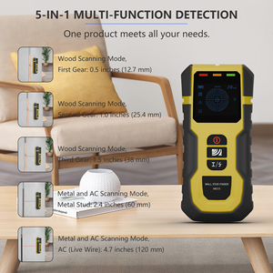 Detector de Metales Profesional 5 en 1, Pantalla LCD HD, Alarma Audible, para Paredes, Vigas, Tuberías, Sondas MG1 - Product Image 5