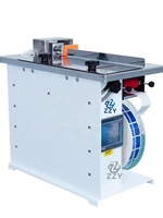 Petite machine d'étiquetage semi-automatique de type L à angle de 90 degrés, machine d'étiquetage adhésif pour les coins des boîtes