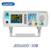 BSSY)JUNTEK JDS6600-30M MHz DDS Function Signal Generator Digital Control Dual-channel Frequency Meter Arbitrary Waveform