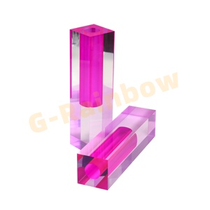 <span class=keywords><strong>Vase</strong></span> à fleurs <span class=keywords><strong>en</strong></span> acrylique coloré profondeur personnalisée porte-fleurs <span class=keywords><strong>en</strong></span> lucite décoration de bureau à domicile - Product Image 2