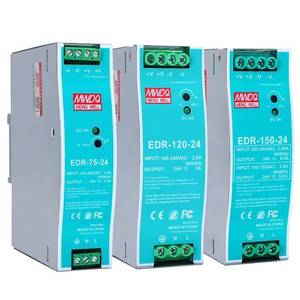 Mean Well EDR Series DIN Rail <b>Power</b> <b>Supply</b> <b>24V</b> 5A Industrial Control Switching <b>Power</b> <b>Supply</b> Made In China - Product Image 1