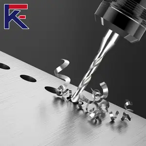 KF özelleştirilebilir 2 flüt sabit şaft matkap freze kesicisi matkap ucu