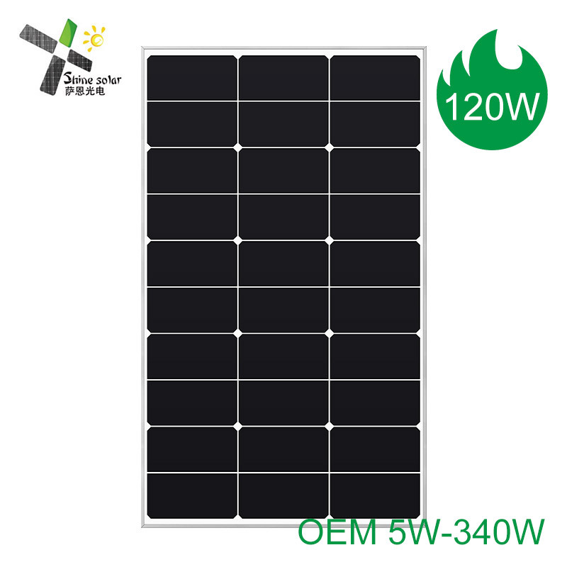 Good Quality Rigid <strong>Solar</strong> Panel 120W 160W 180W PV Module Glass <strong>Solar</strong> <strong>Cells</strong> Panel <strong>12V</strong> 24V Power for Gate Opener Fence Battery