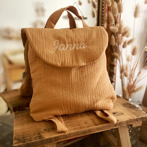 Sacs à Dos Pliables Personnalisés en <span class=keywords><strong>Gaze</strong></span> de Nylon <span class=keywords><strong>Double</strong></span> pour Femmes, Sac d'École - Product Image 2