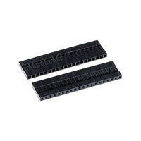 50pcs Dupont Plastique Shell Plug 2.54mm Simple Rangée Dupont Connecteur 1P/2P/3P/4P/5P/6P/7P/8P/9P/10 boîtier P // 12P/13P/16P/20P