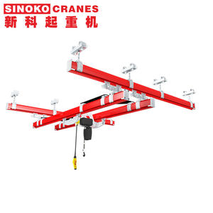 Sistema di gru <span class=keywords><strong>Kpk</strong></span> monotrave flessibile con paranco elettrico - Product Image 4