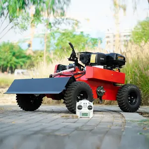 DQG Household Gasoline 0 Turn Garden 2 Stroke 4 Stroke Lawn Mower Remote Control Wheeled Lawn Mower