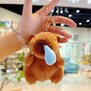 Lindo <span class=keywords><strong>carpincho</strong></span> super suave felpa colgante llavero muñeca lavado técnicas alivio del estrés Halloween vendedor ambulante pequeños productos - Product Image 1