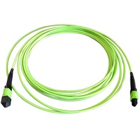 Câble de raccordement fibre optique haute densité 1, 8, 12, 24 fibres OM3 OM4 OM5 MPO MTP à transmission rapide