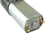 Motor DC Mini Planetary 12V 24V dengan Komutasi Sikat Magnet Permanen Efisiensi IE3 Bingkai 22mm Pemasangan Panel