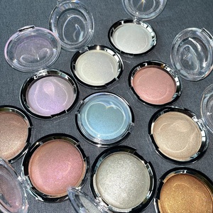Nhãn hiệu riêng bán buôn trang điểm thuần chay duy nhất <span class=keywords><strong>Highlighter</strong></span> ánh sáng lung linh nhỏ gọn kem không thấm nước Duochrome mặt <span class=keywords><strong>Highlighter</strong></span> ép hình thức - Product Image 5