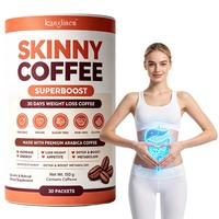 Café Minceur Instantané OEM Sans Sucre, Saveur Chocolat aux Fruits, Brûleur de Graisse, Complément Alimentaire pour Perte de Poids en 1 Mois