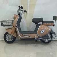 Vélo électrique avec batterie 48V/60V, moteur à moyeu sans balais 500W/350W, affichage numérique électronique, cadre en alliage d'aluminium