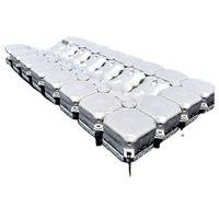 Dock flottant modulaire en plastique HDPE avec rampe pour jet ski, cubes flottants emboîtables pour marina et bateaux