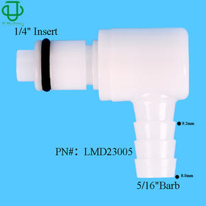 Jiyou L Series 90 Degree Male Elbow <b>Quick</b> Coupling POM Plastic White Rubber Hose <b>Connector</b> 6.0-10.0mm - Product Image 3