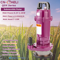 Pompe à eau submersible électrique ZHELI universelle 0,25 CV 0,37 kW 0,75 kW 1,1 kW 1,5 kW 2,2 kW, petite micro-pompe à faible consommation en vente