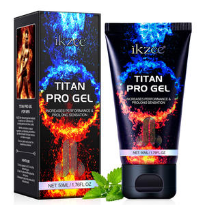 Ikzee original titan pro gel prezzo all'ingrosso private label ingrandimento del pene crema da massaggio titan gel per uomo - Product Image 4