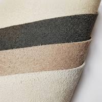 Rouleau de cuir PU synthétique microfibre respirant de 1,4 mm, texture sergé camouflage gaufrée, pour gants et chaussures, vente en gros