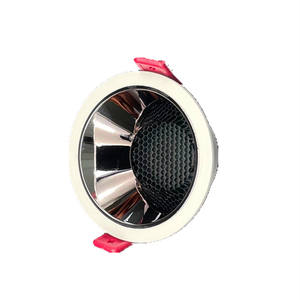 LHWYLED Livraison Rapide GU 10 Logement Spot Lumière Cadre Avec Nid D'abeille Anti-Éblouissant Cadre Pour <span class=keywords><strong>GU10</strong></span> MR16 Anti-Éblouissant Downlight Cadre 7cm - Product Image 1
