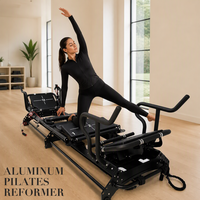 Mesin Reformer Pilates Rangka Aluminium Premium untuk Studio Komersial, Pusat Yoga, dan Latihan Inti Profesional di Gym