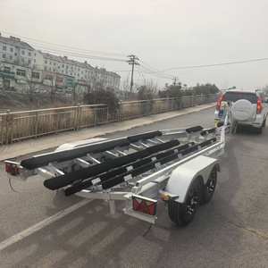 30ft Tandem achse Hydraulische Bremse Aluminium Boots anhänger Holz kojen 3800kgs Lade kapazität Geeignet für 28-29ft Boot Hot Sales - Product Image 5