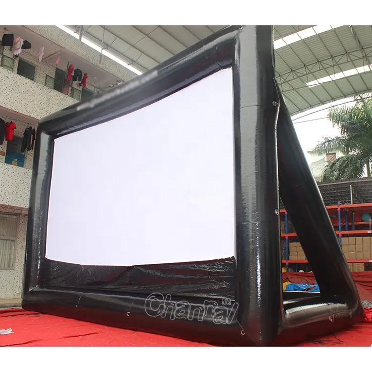 Proyector de pantalla de cartelera inflable al aire libre pantalla de película inflable pantalla de película hinchable