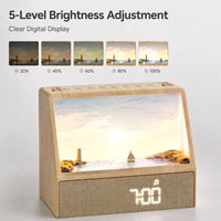 Despertador LED Digital para Niños con Luz de Amanecer, Altavoz Bluetooth, Ruido Blanco, Función de Repetición, Diseño Clásico, Uso en el Hogar, Dormitorio