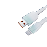 Câble USB 3.1 Type-C en nylon tressé 60W à charge rapide 6A de 1m, avec conducteur en cuivre pur pour téléphone portable, directement de l'usine