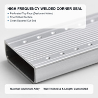 Entretoises d'angle en aluminium soudées haute fréquence pour double vitrage isolant à bord chaud – Direct Usine