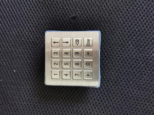 迷你有趣的工作6厘米 * 6厘米访问控制金属键盘 - Product Image 3