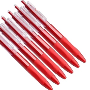 Bolígrafo de Gel Retráctil de Secado Rápido con Punta ST de Alta Gama, Estética Elegante y Sensación de Lujo, 0.5 mm, Rojo, para Estudiantes y Profesores - Product Image 1