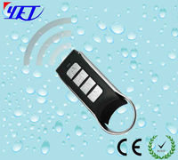 YET071 Télécommande universelle sans fil à code d'apprentissage RF pour maison intelligente, contrôle à distance longue portée, 4 boutons, étanche, métal et plastique