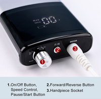 Nouvelle Lime à Ongles Professionnelle Rechargeable Sans Fil 35000 tr/min pour Salon, Moteur Brushless, Prise en Charge du Logo Personnalisé