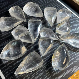 Ornamenti in Pietra di Quarzo Trasparente a Goccia all'Ingrosso, Quarzo Levigato per Decorazione Casa - Product Image 6