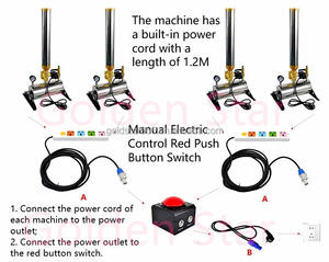 * Offres Spéciales grand Dj Co2 effets de scène populaire Confetti Cannon Feux d'artifice <span class=keywords><strong>Maker</strong></span> Jet Blower Confetti Machine Disco dj scène à distance - Product Image 6