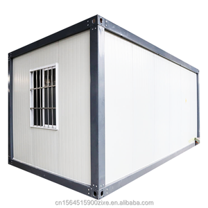 Villa facile da assemblare con parete frontale in vetro e terrazza a basso costo azienda che costruisce una confortevole casa modulare prefabbricata - Product Image 6