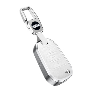 Étui de protection pour clé de voiture en alliage d'aluminium pour Peugeot DS Citroën Versailles C5X Sega FT <span class=keywords><strong>Porte</strong></span>-clés <span class=keywords><strong>Porte</strong></span>-clés Sac Accessoires - Product Image 2