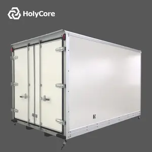 Anti UV Dry Freight Van Body Box Truck Body CKD Made Of Light Weight Composite Sandwich Panels