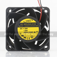 Nouveau Original ADDA 5V 12V 48V DC 24V 1.20A AC EC 6038 60X60X38MM 6CM 2 fils haut Volume d'air onduleur AS06024UB3851B0 ventilateur de refroidissement